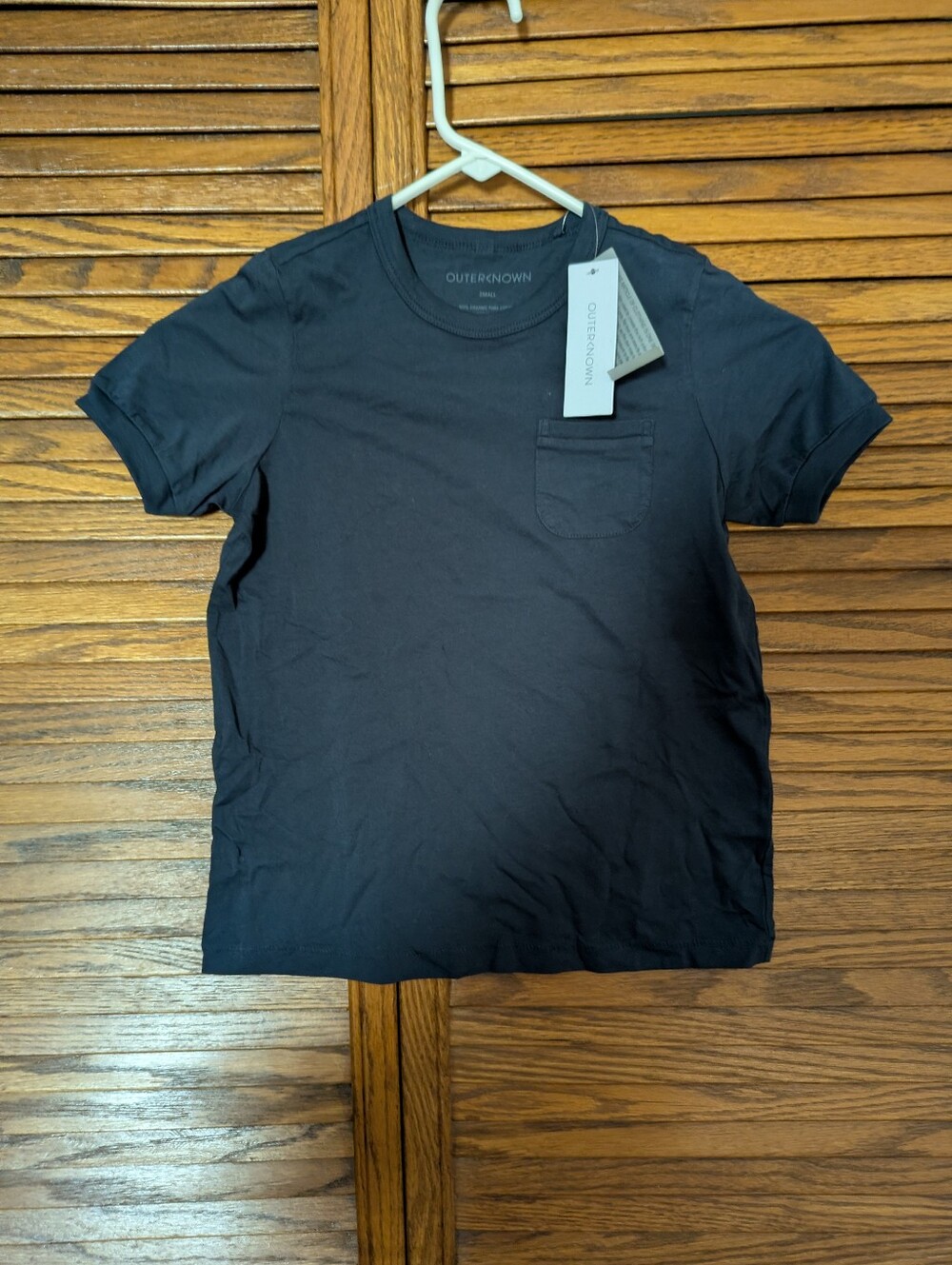 Outerknown Women's Short Sleeve Pocket Tee - Navy